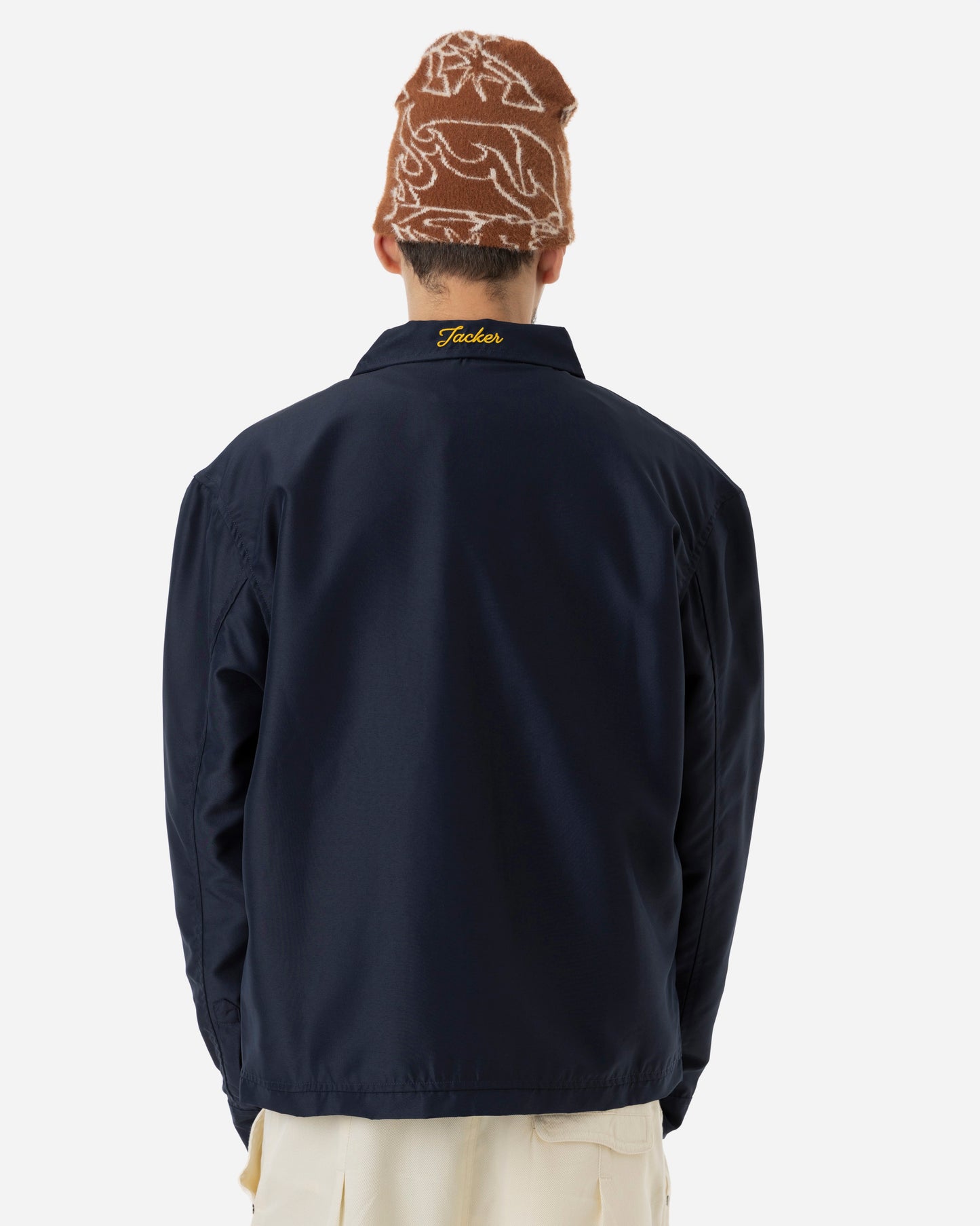 WANTON POLY JACKET - NAVY