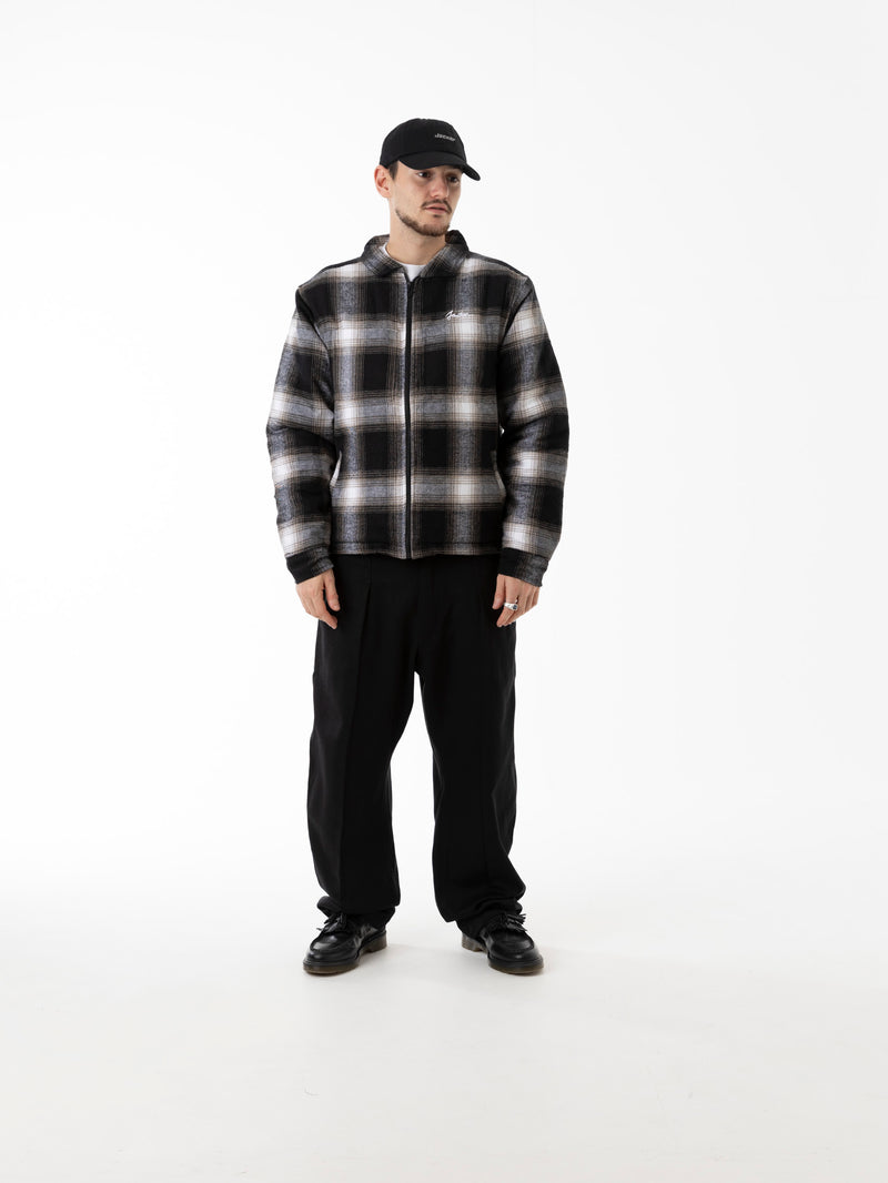 FLOWER TARTAN OVERSHIRT - MULTI