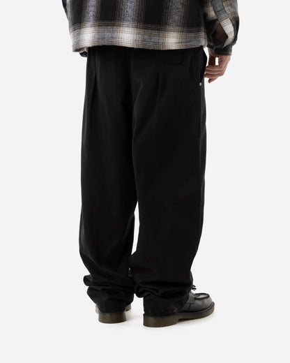 CLIP BAGGY PANT - BLACK