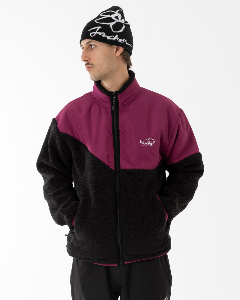 OOTS SHERPA JACKET - PURPLE