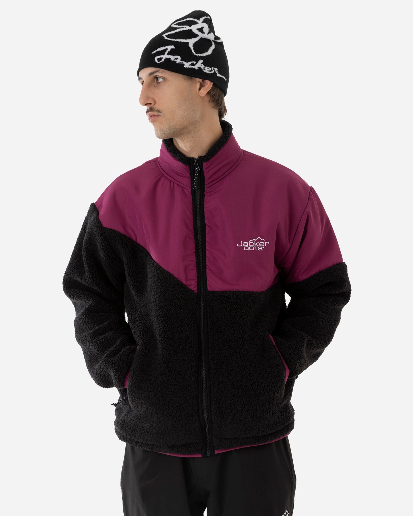 OOTS SHERPA JACKET - PURPLE