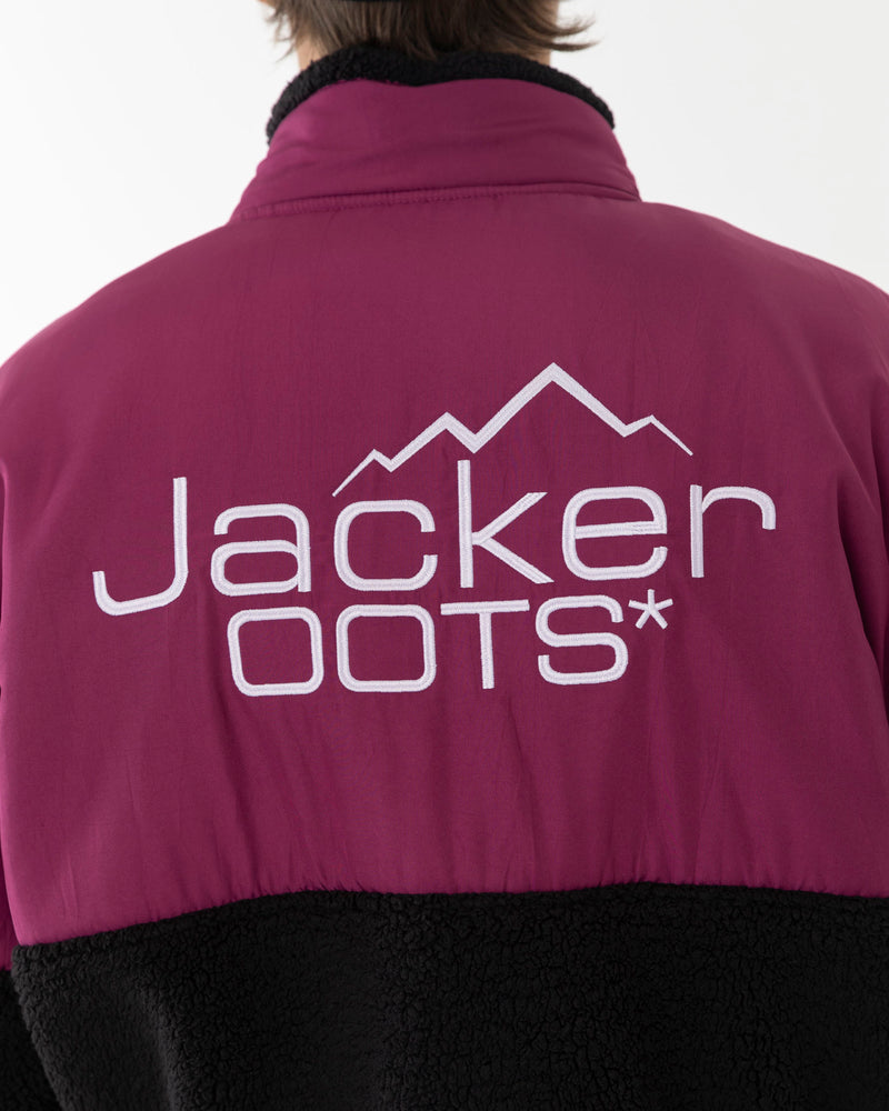 OOTS SHERPA JACKET - PURPLE