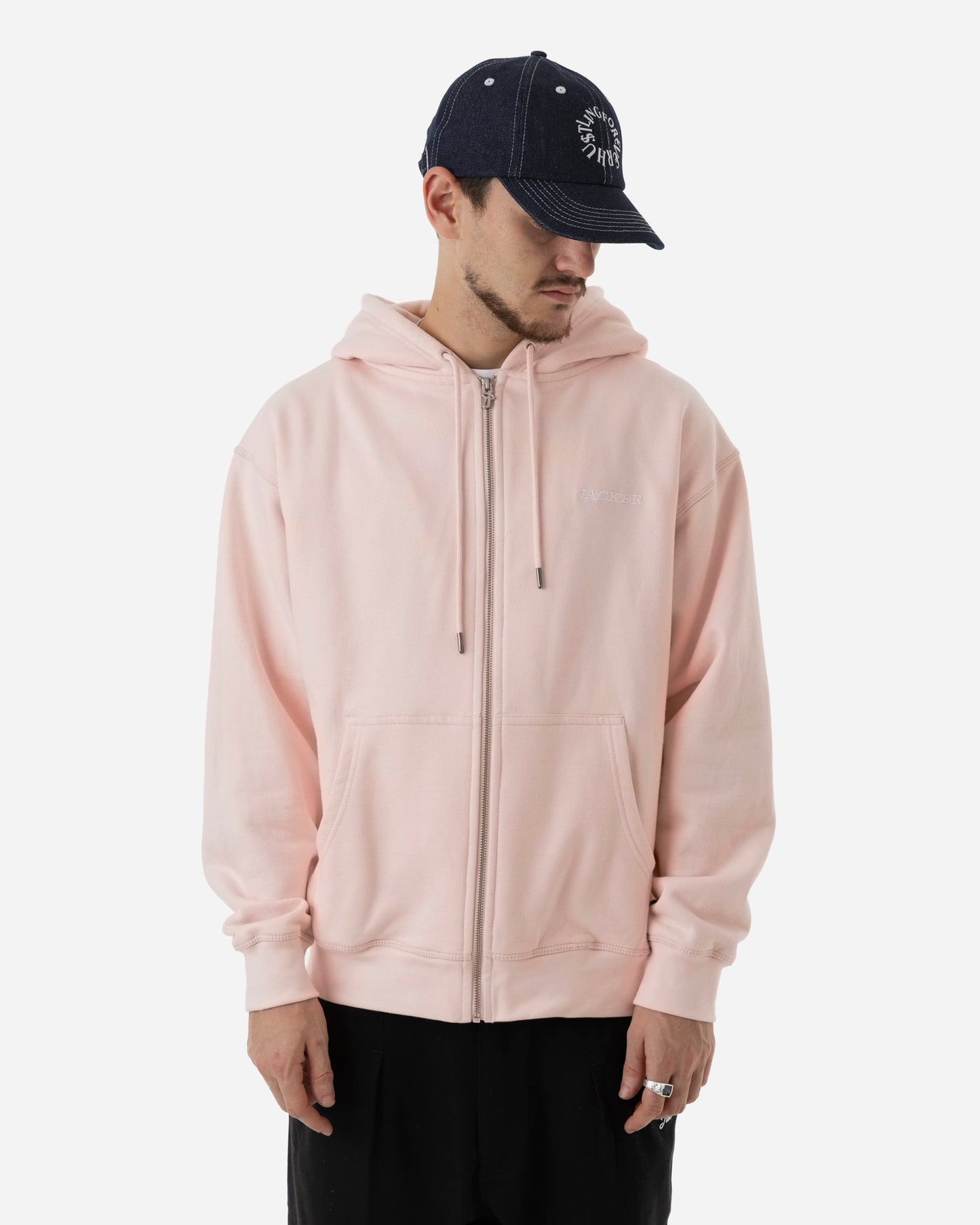 NOTORIOUS ZIPPED HOODIE - PINK