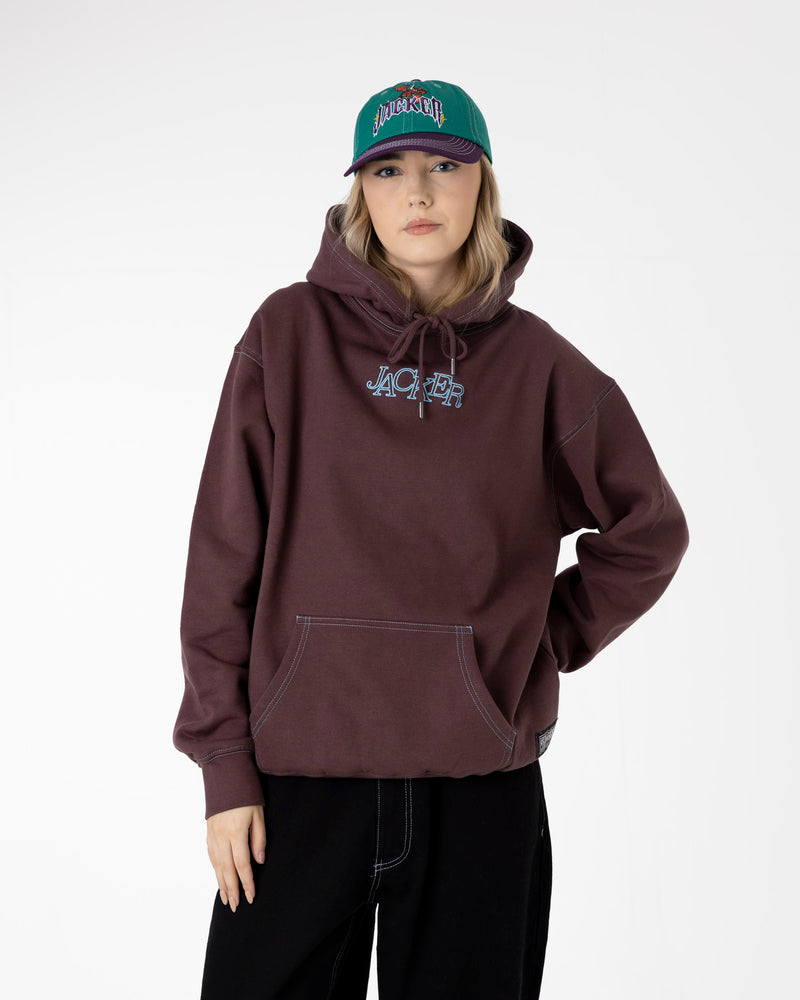 SELECT CONTRAST HOODIE - PURPLE