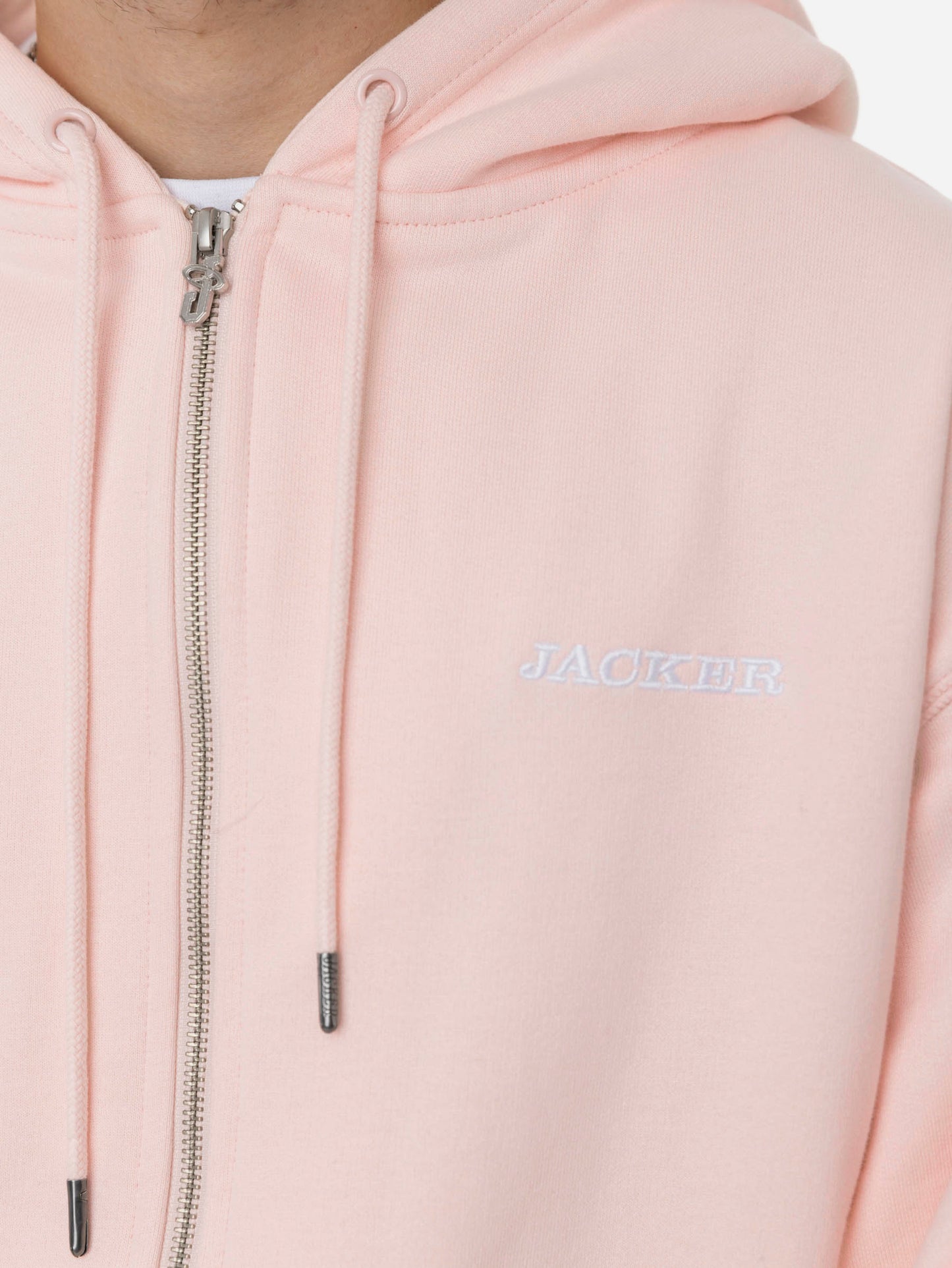 NOTORIOUS ZIPPED HOODIE - PINK