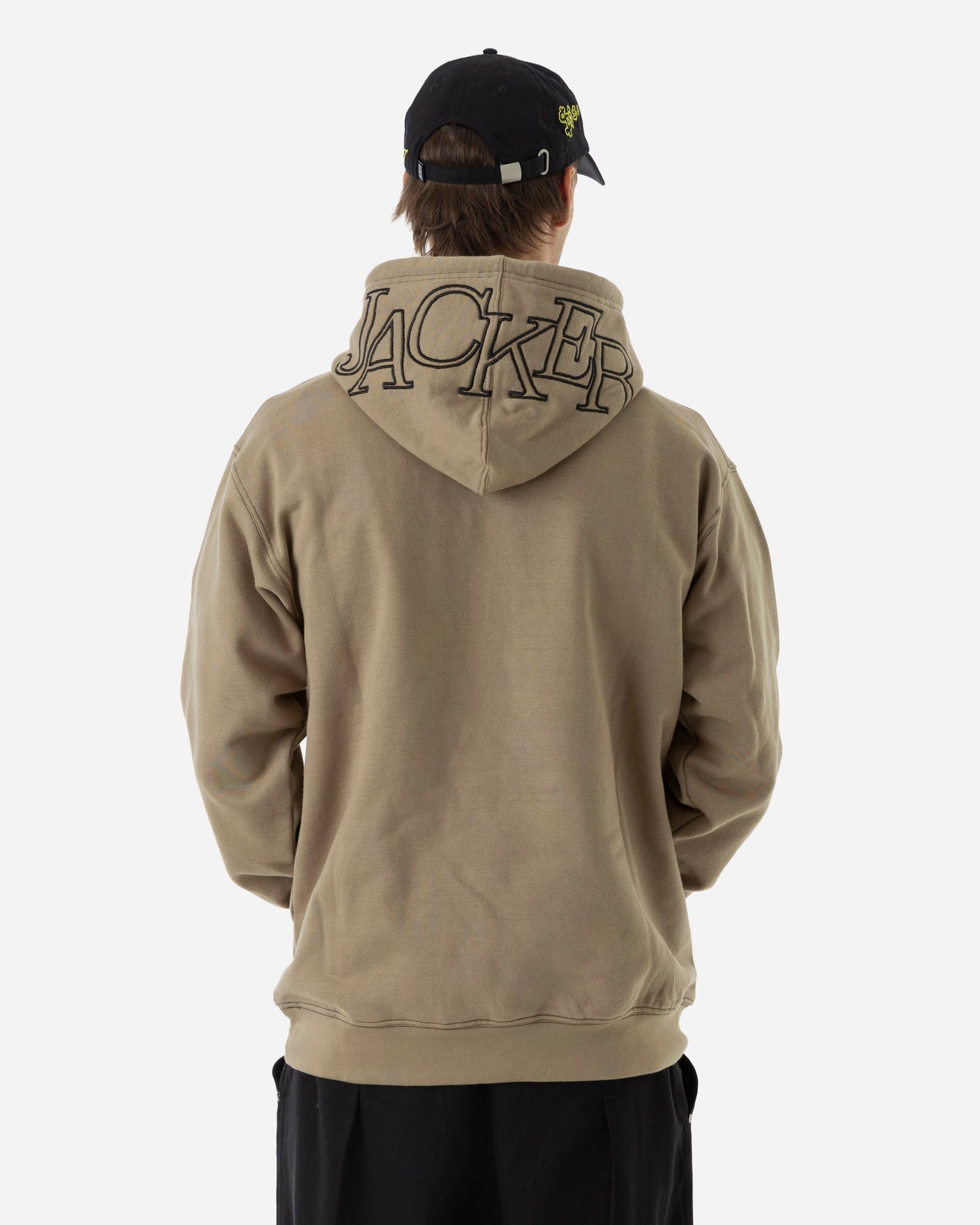 SELECT CONTRAST HOODIE - BEIGE