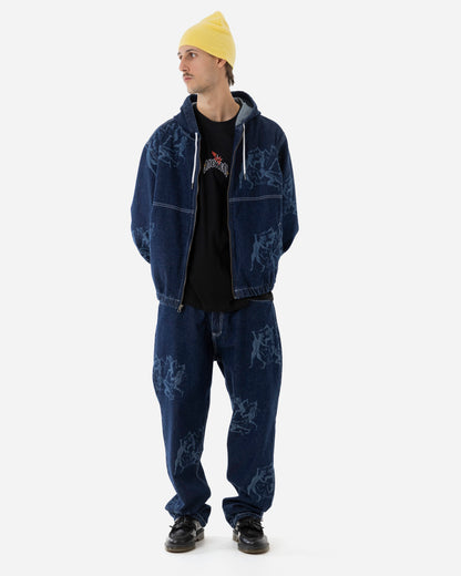 DEVILS DANCE DENIM JACKET - AOP