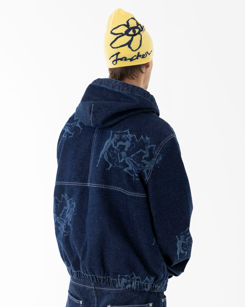 DEVILS DANCE DENIM JACKET - AOP