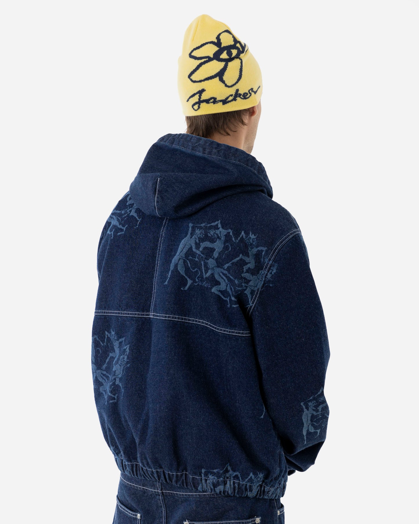 DEVILS DANCE DENIM JACKET - AOP