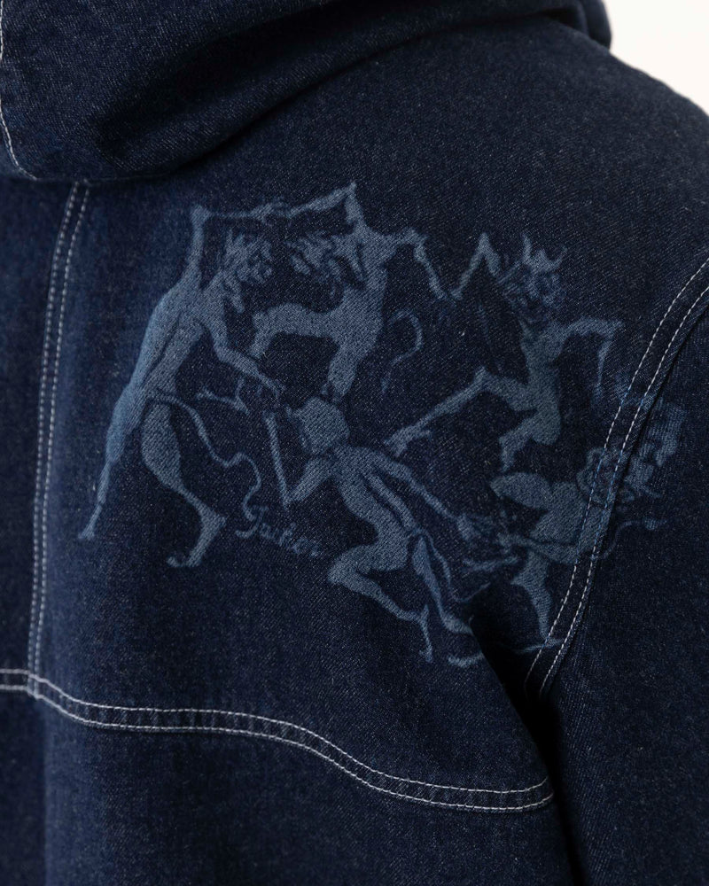 DEVILS DANCE DENIM JACKET - AOP