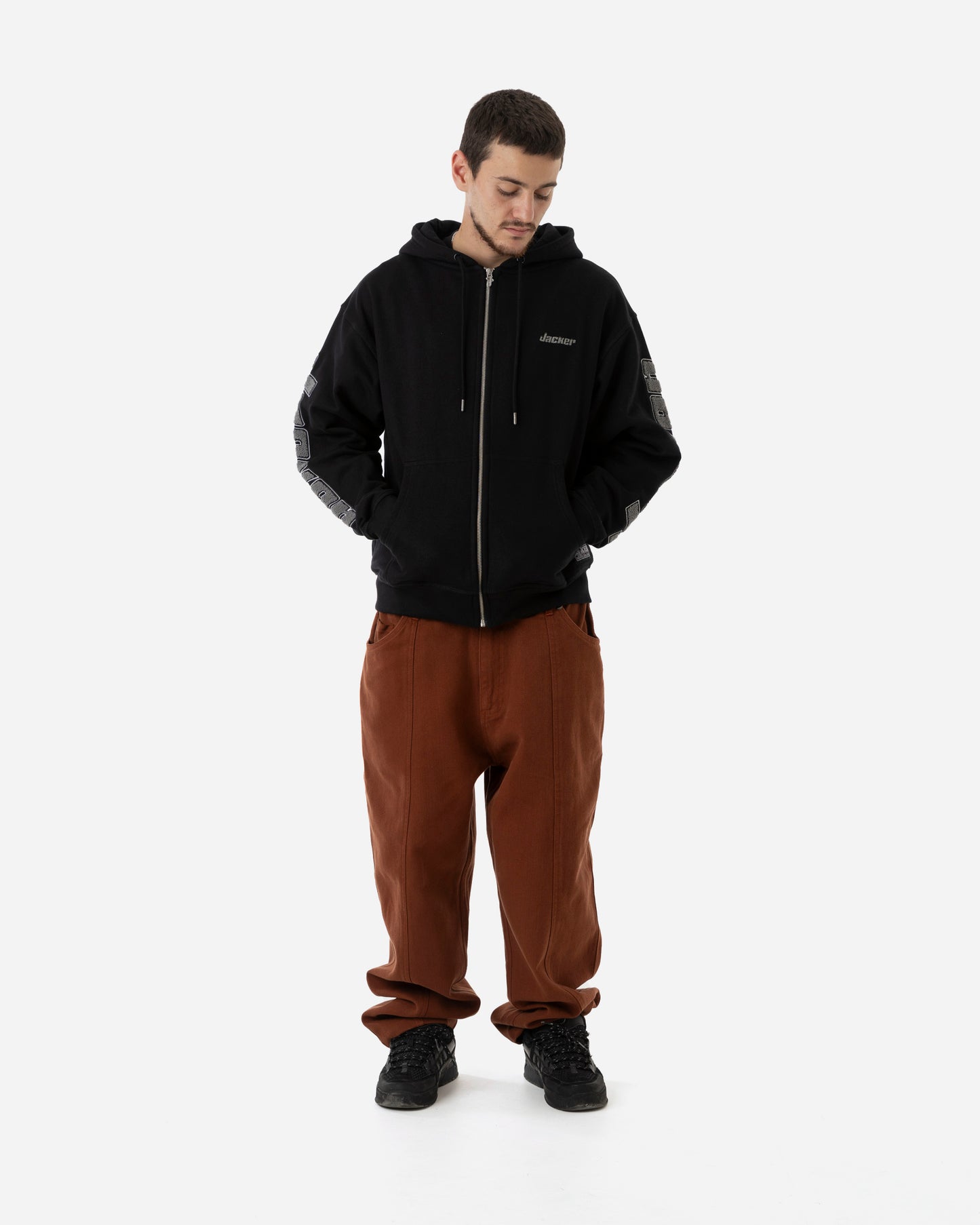 3 STRIPES PANT - BROWN