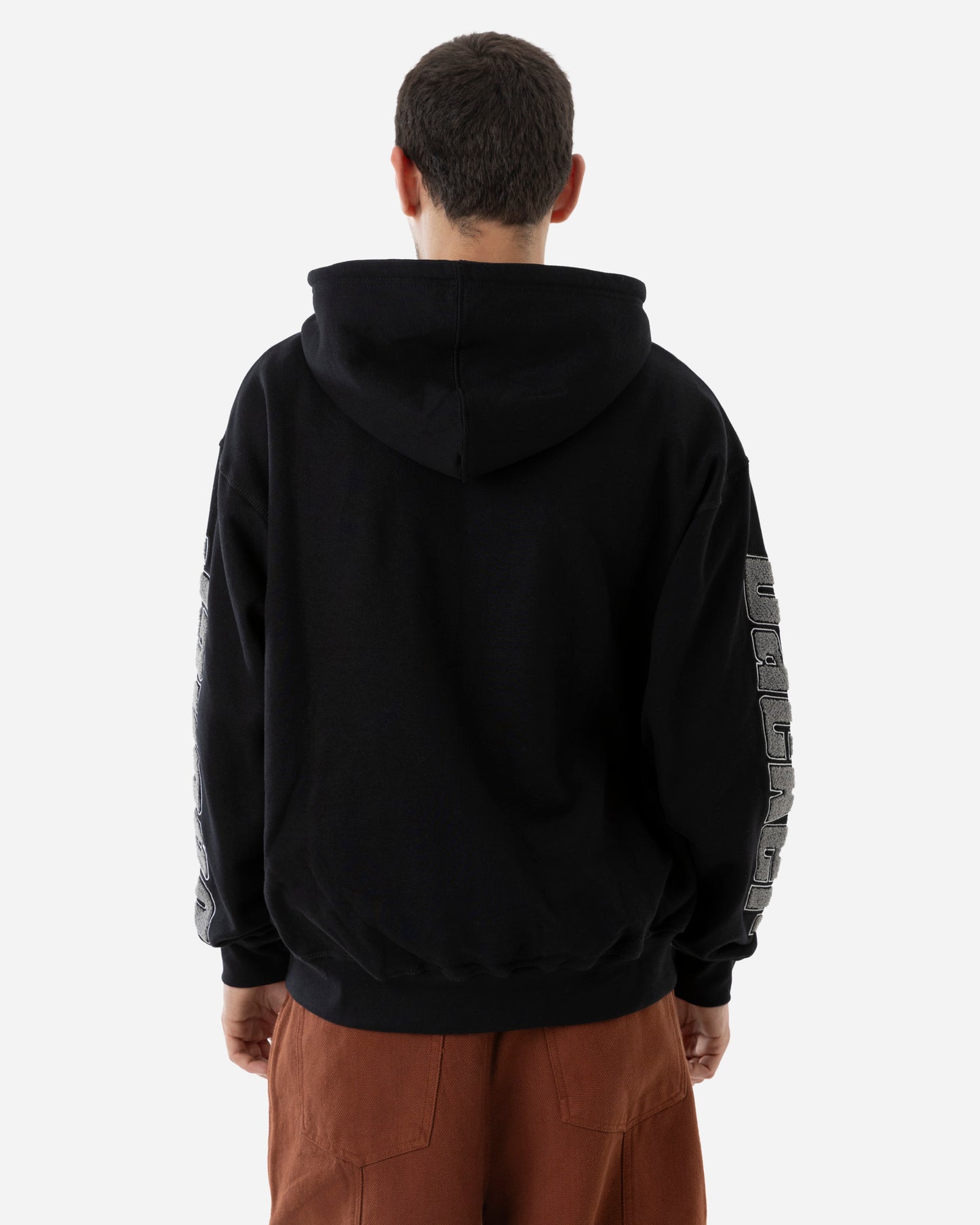 ABSOLEM ZIPPED HOODIE - BLACK