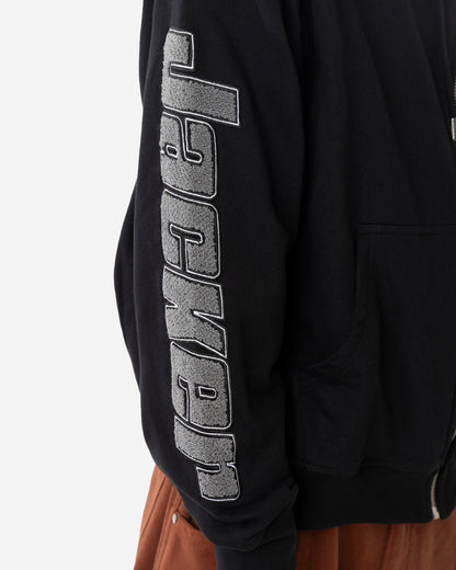 ABSOLEM ZIPPED HOODIE - BLACK