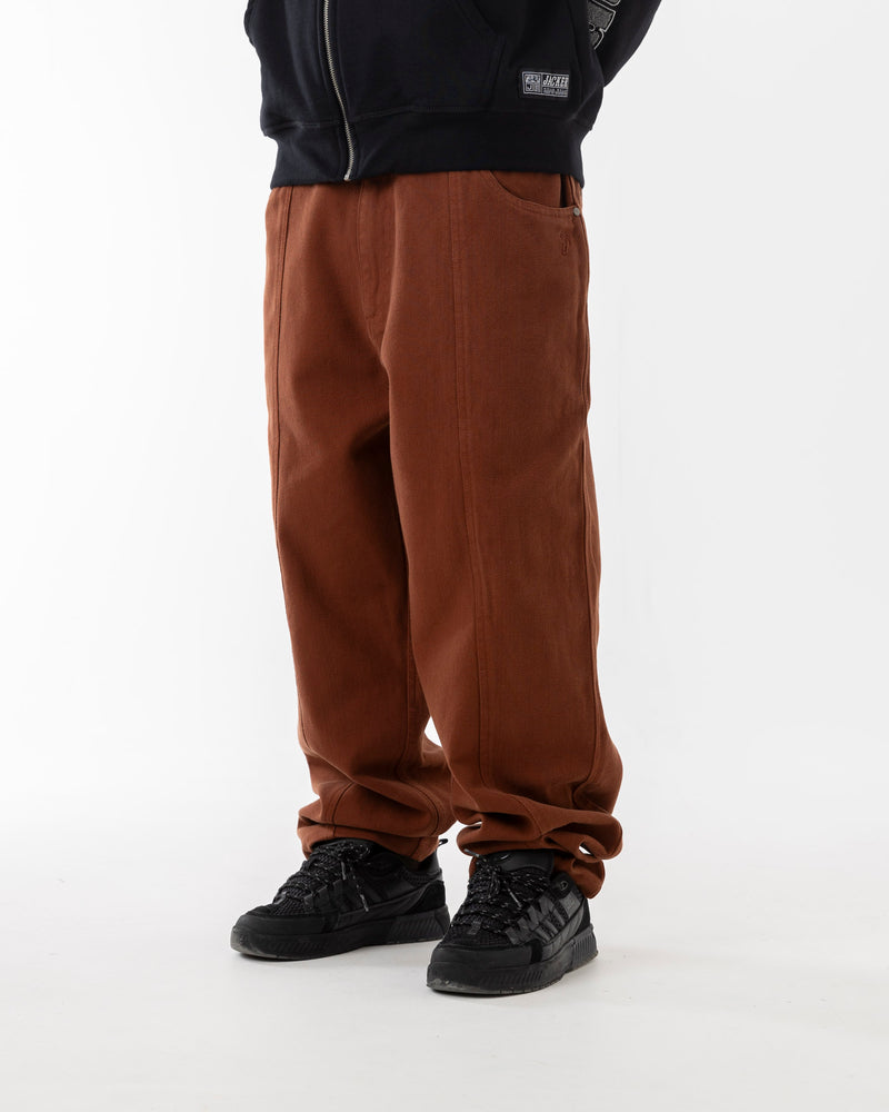 3 STRIPES PANT - BROWN