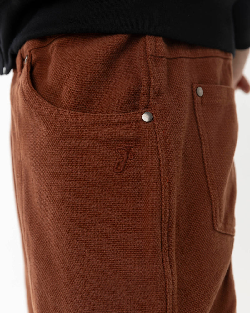 3 STRIPES PANT - BROWN