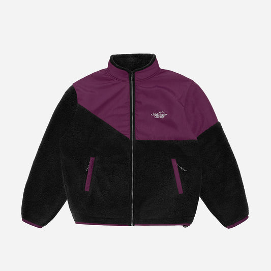 OOTS SHERPA JACKET - PURPLE