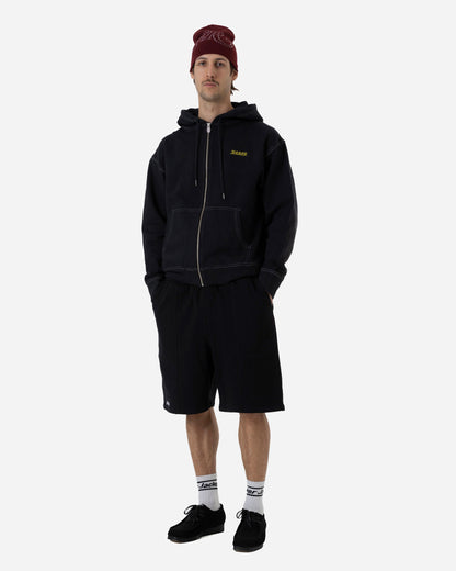 SWEAT 3 STRIPES SHORT - BLACK