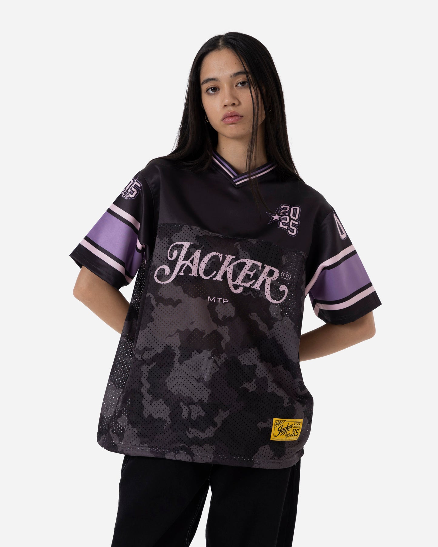 JFL ORGIA JERSEY - AOP BLACK