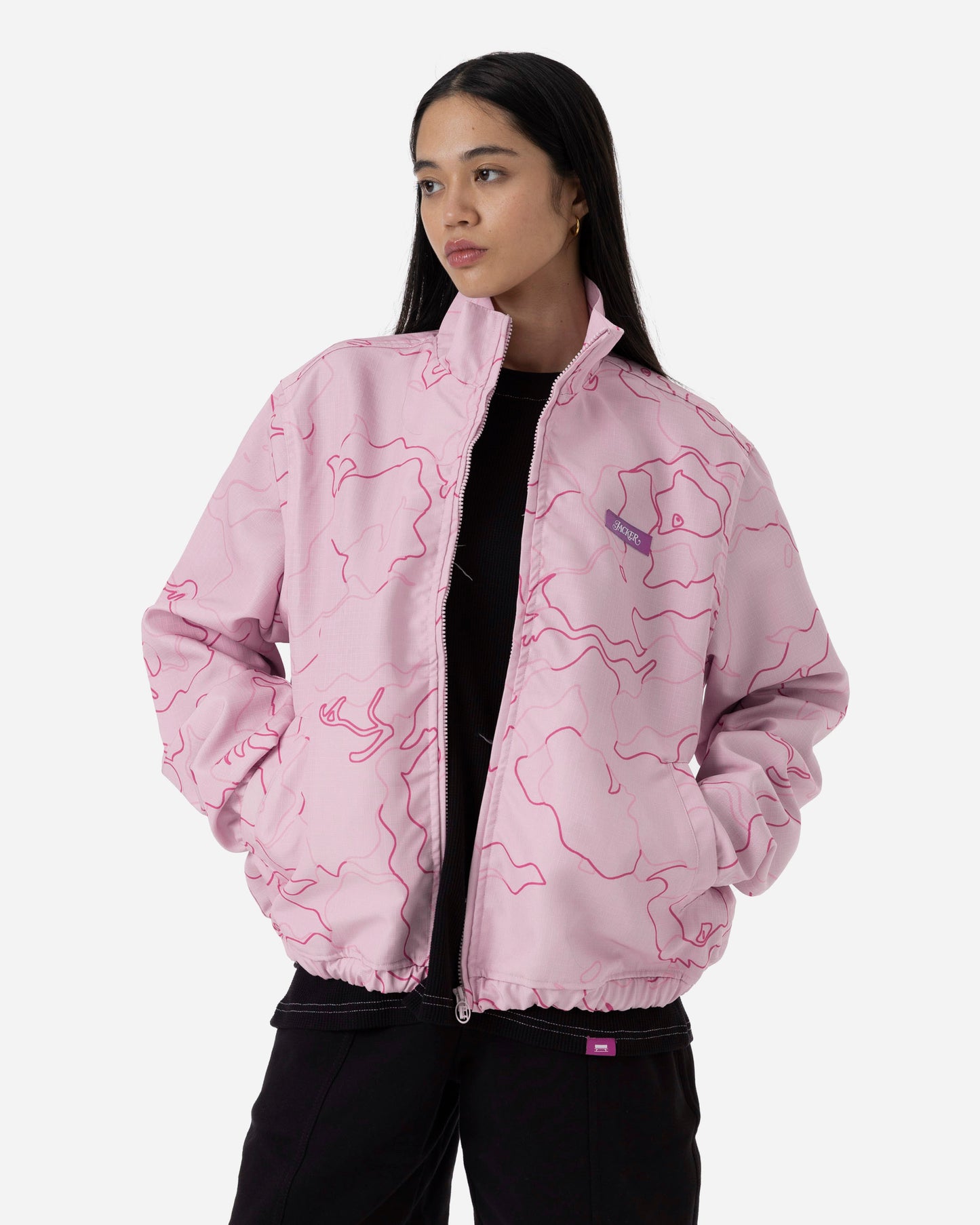 RIPSTOP NYLON JACKET - PINK