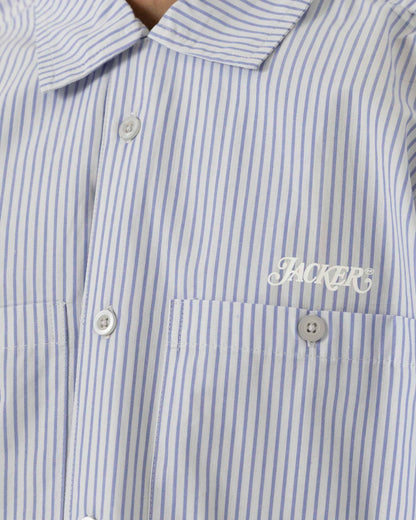 COLLECTIVE STRIPE SHIRT - BLUE