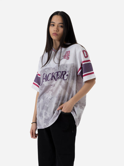 JFL ORGIA JERSEY - AOP WHITE