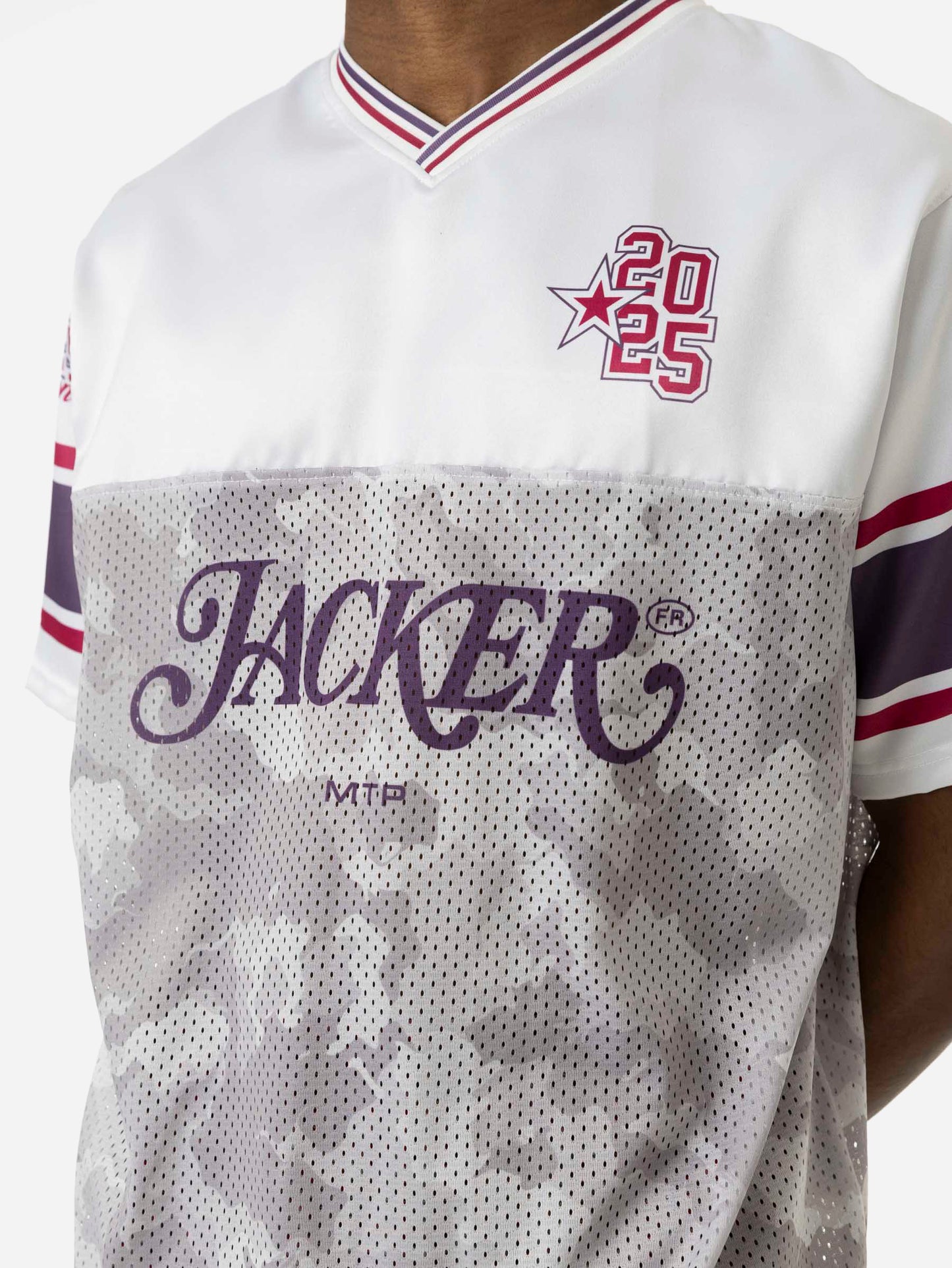 JFL ORGIA JERSEY - AOP WHITE