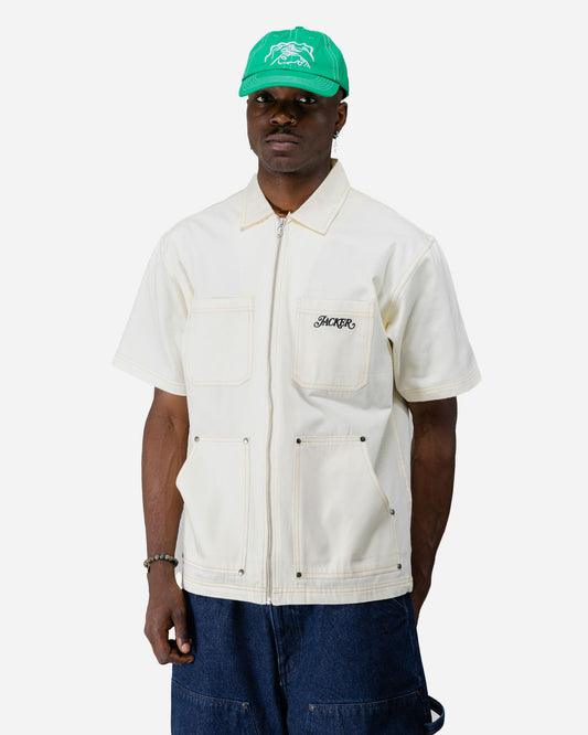 DOUBLE RIBS SHIRT - BEIGE