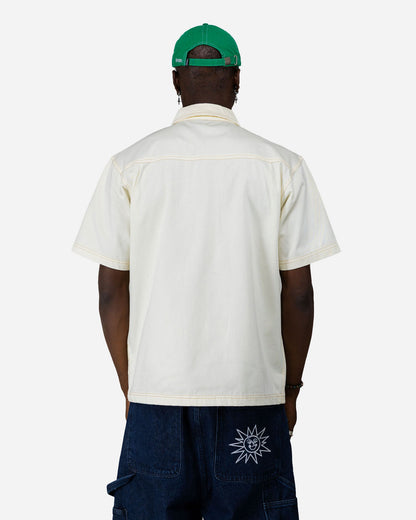 DOUBLE RIBS SHIRT - BEIGE