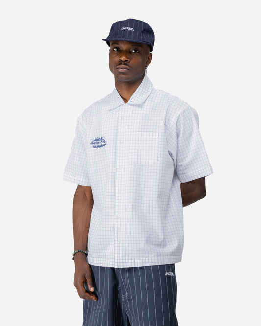 C.R.E.A.M CHECK SHIRT - BLUE