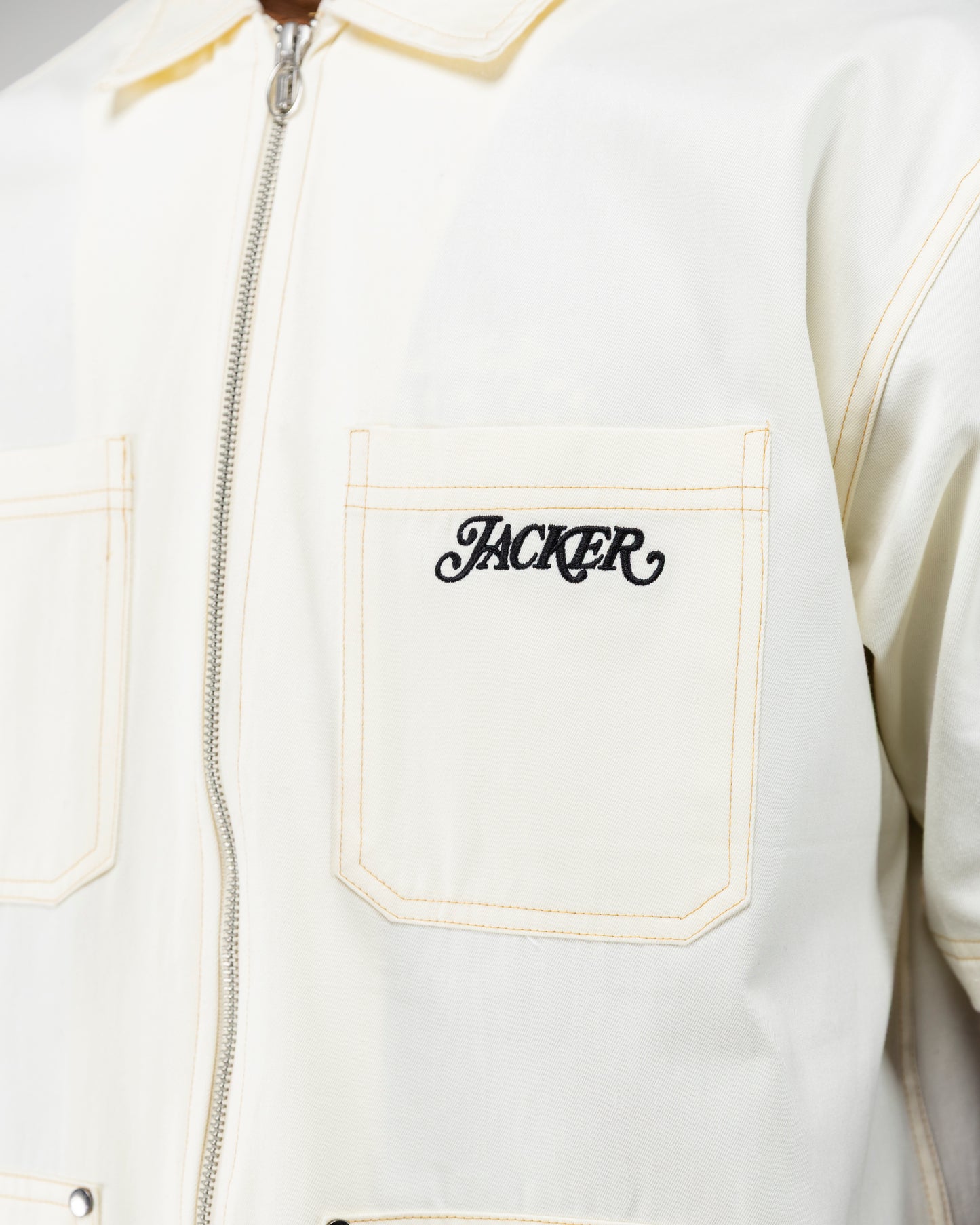 DOUBLE RIBS SHIRT - BEIGE