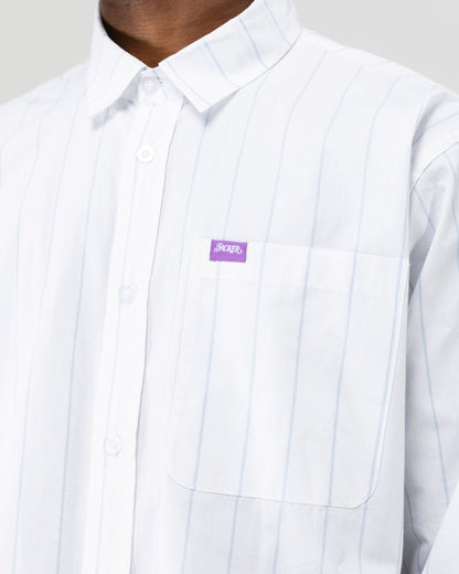 ZENITH STRIPES SHIRT - WHITE