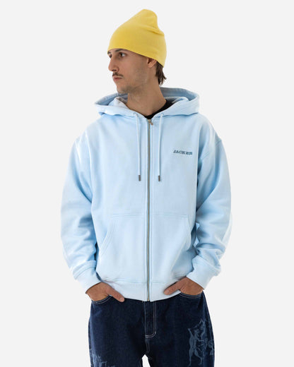 NOTORIOUS ZIPPED HOODIE - BLUE