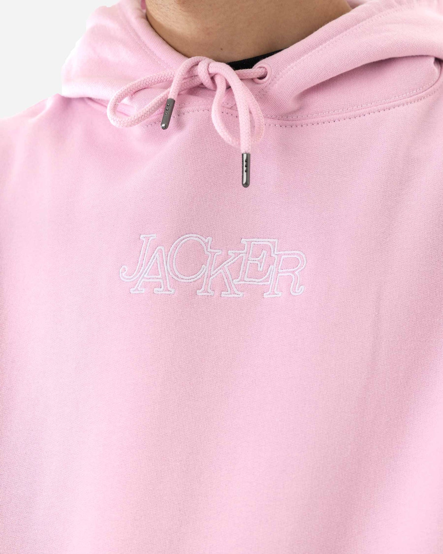 SELECT CONTRAST HOODIE - PINK