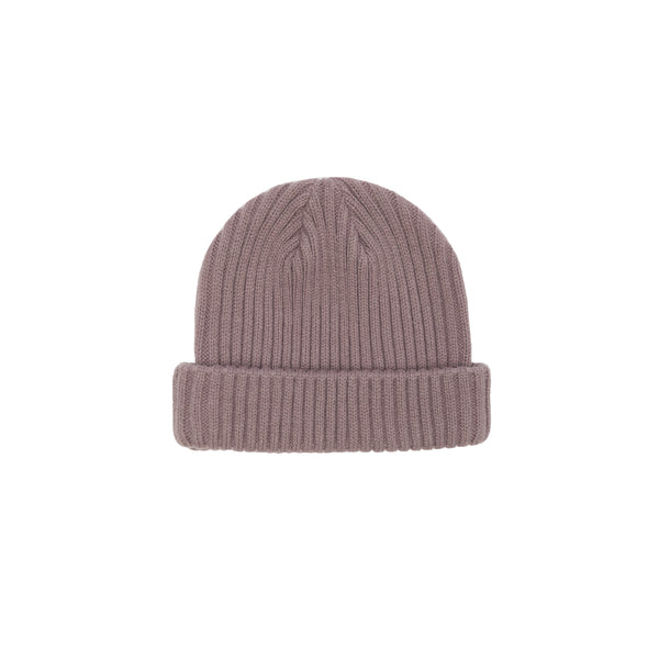 TEAM LOGO SHORT BEANIE - GRAPE