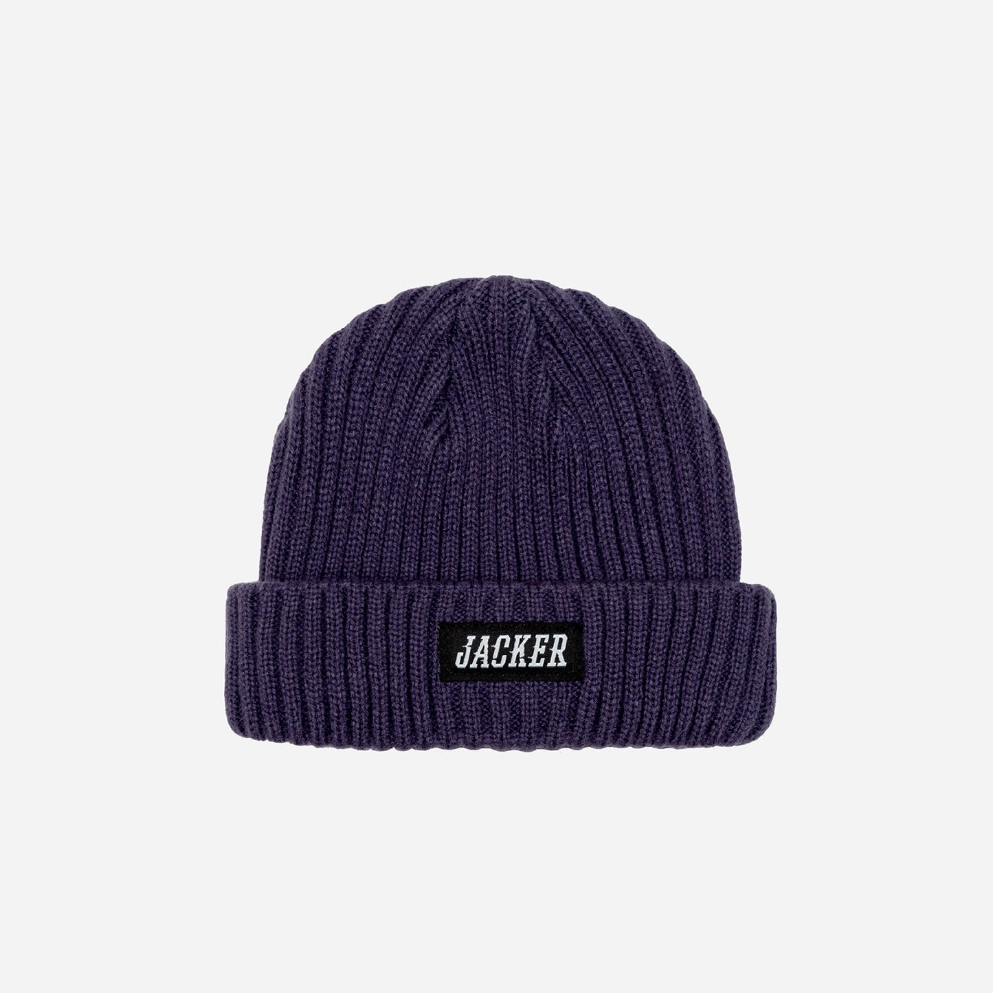 TEAM LOGO SHORT BEANIE - PURPLE