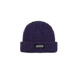 TEAM LOGO SHORT BEANIE - PURPLE