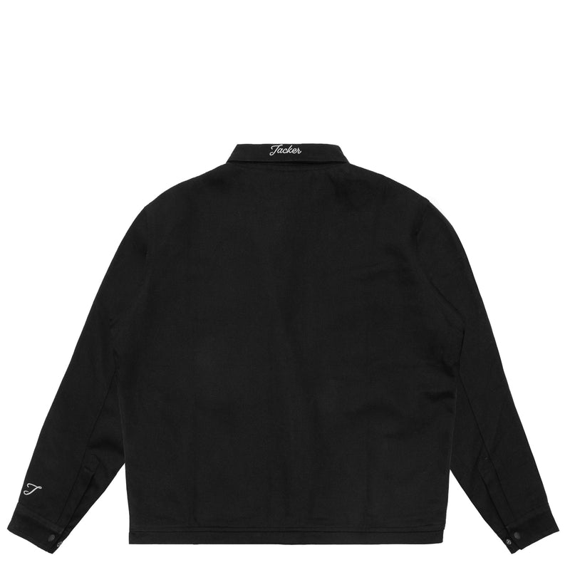 WANTON TWILL JACKET - BLACK