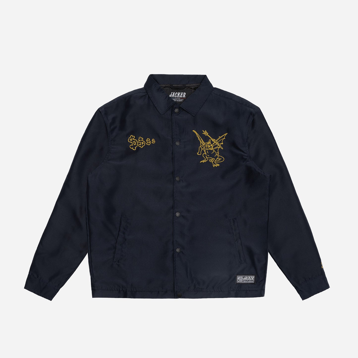 WANTON POLY JACKET - NAVY