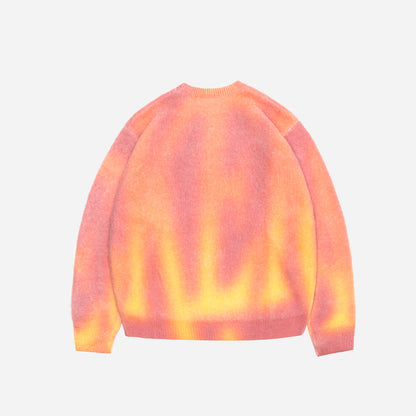 BLUR MOHAIR CREWNECK - MULTI