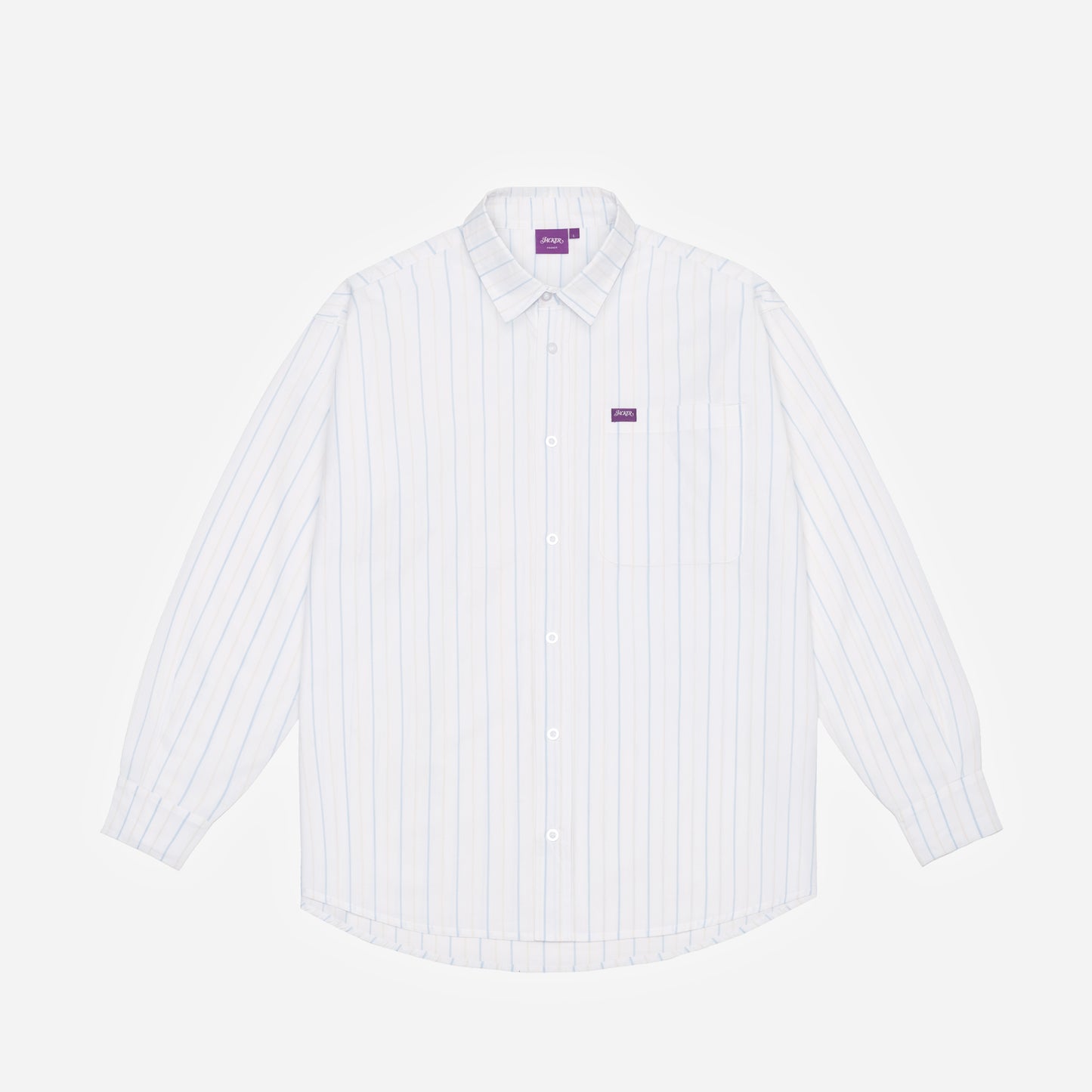 ZENITH STRIPES SHIRT - WHITE
