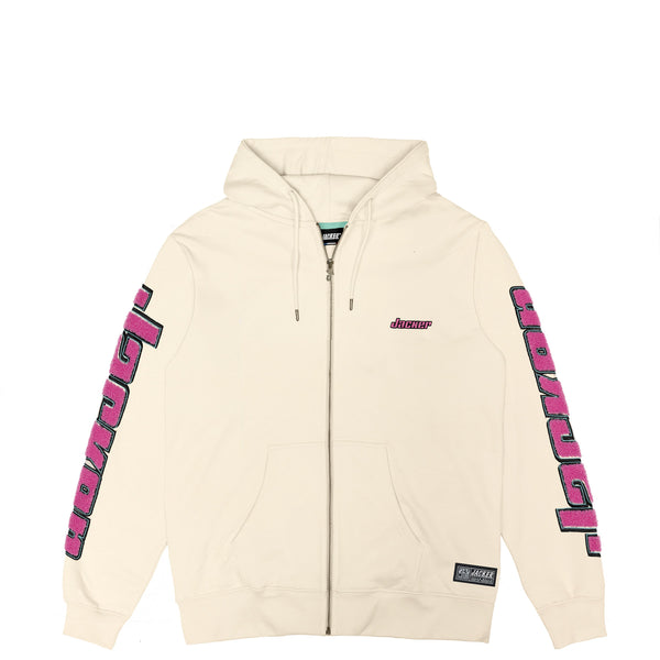 ABSOLEM ZIPPED HOODIE - BEIGE