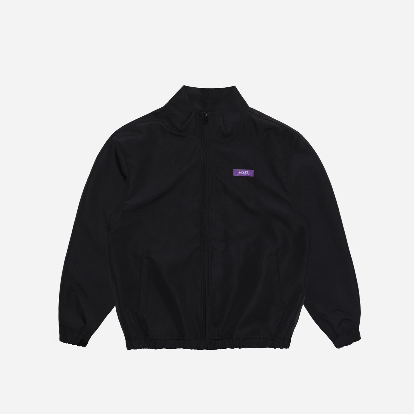 RIPSTOP NYLON JACKET - BLACK