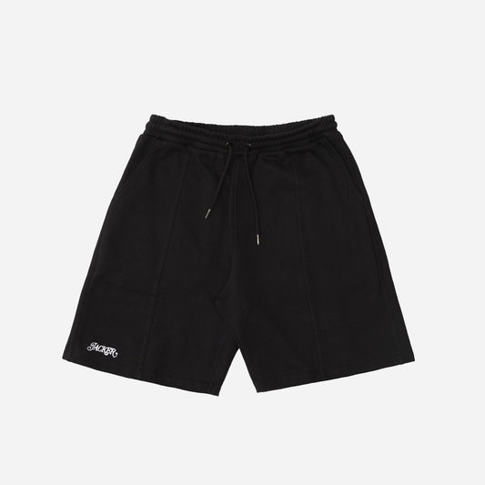 SWEAT 3 STRIPES SHORT - BLACK