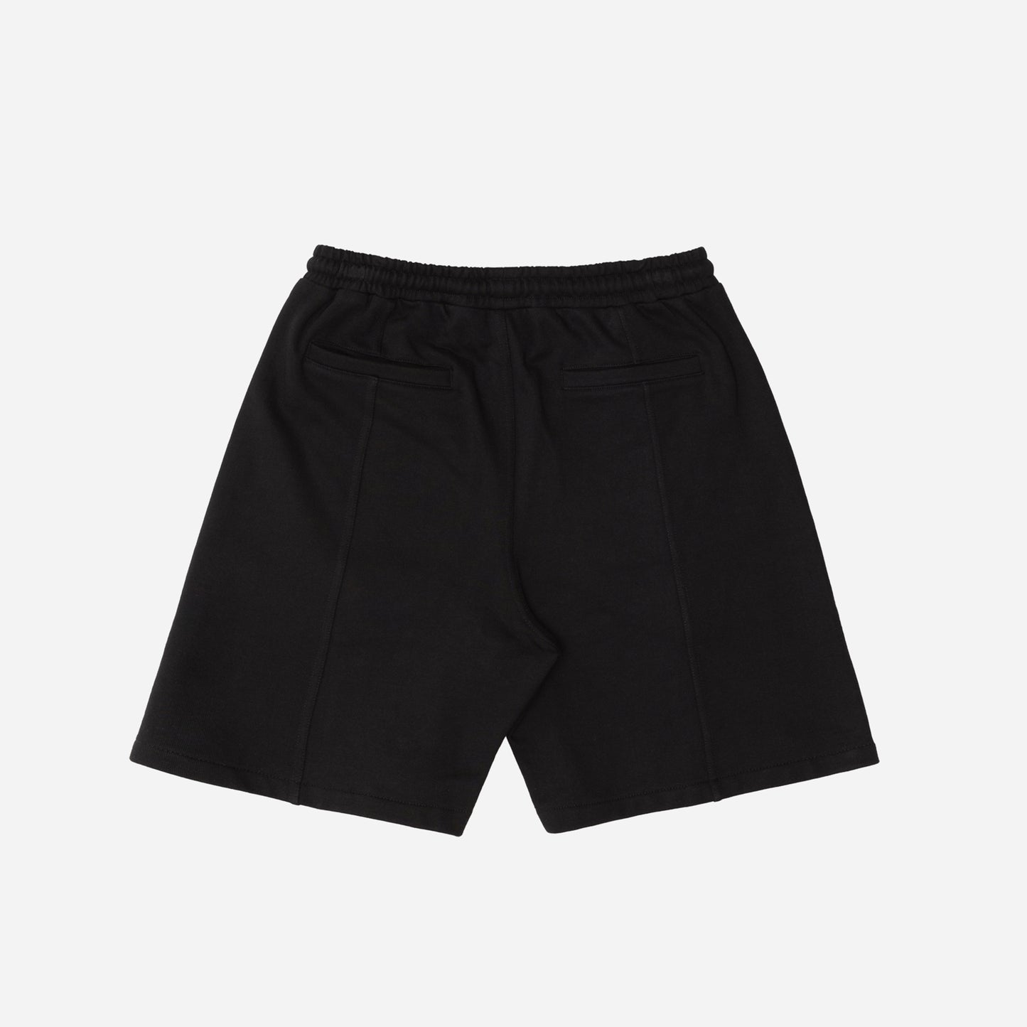 SWEAT 3 STRIPES SHORT - BLACK