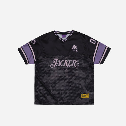 JFL ORGIA JERSEY - AOP BLACK