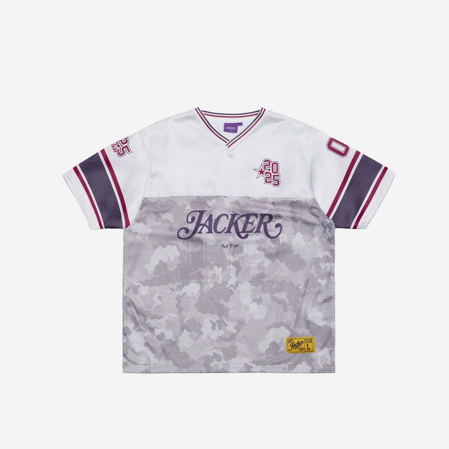 JFL ORGIA JERSEY - AOP WHITE