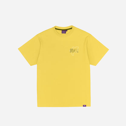 CRIME TIME T-SHIRT - YELLOW