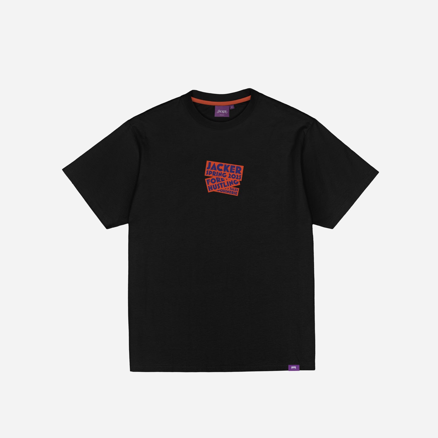 MAROQUIN BAG T-SHIRT - BLACK