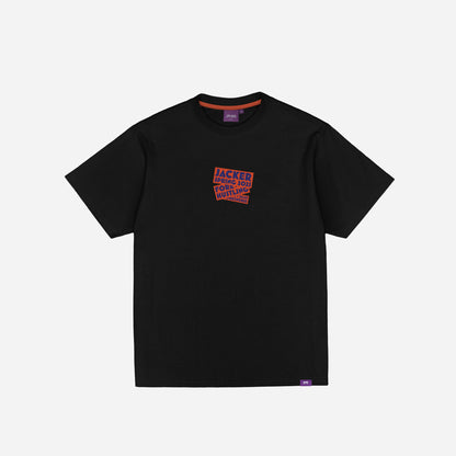 MAROQUIN BAG T-SHIRT - BLACK