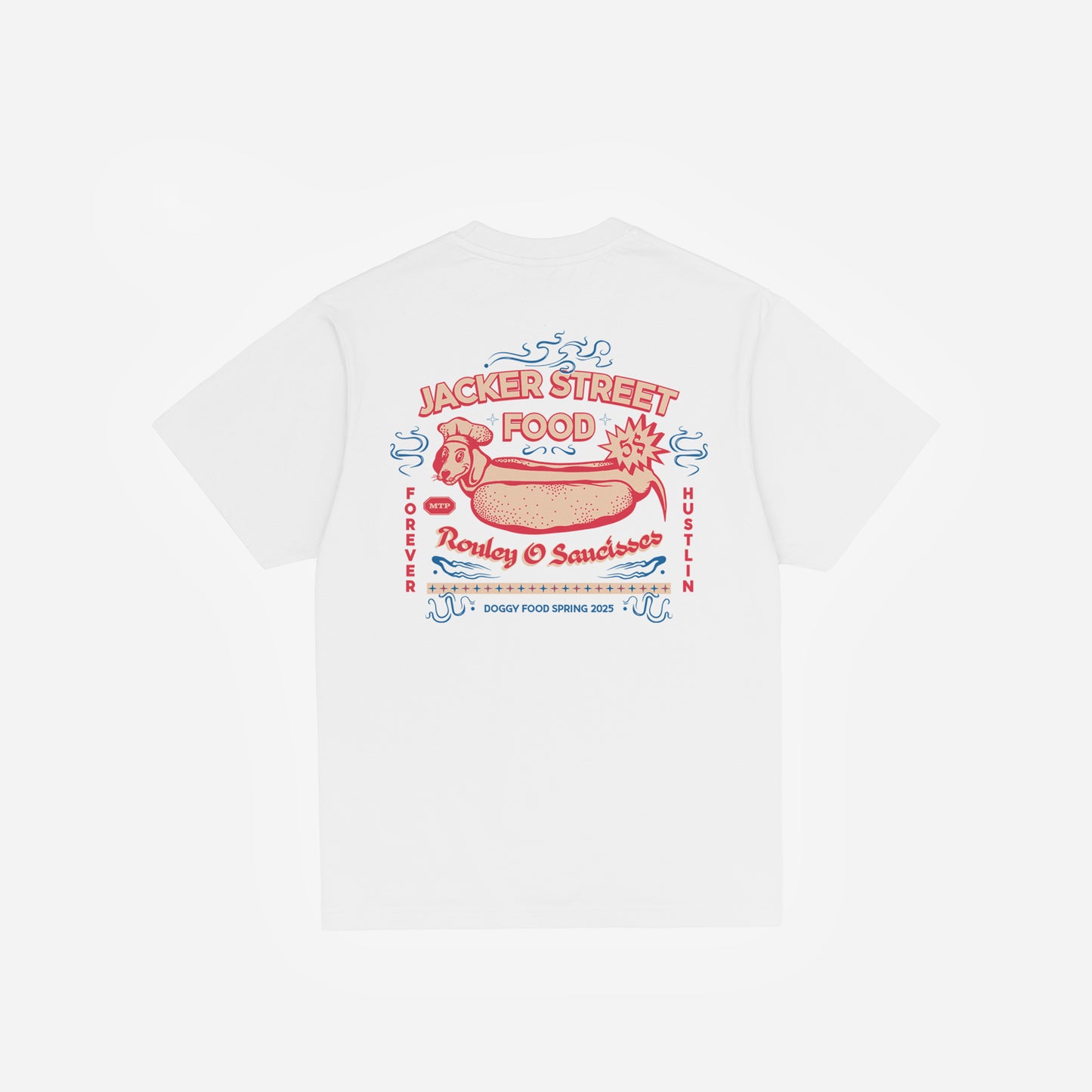 HOT DOGGY T-SHIRT - WHITE